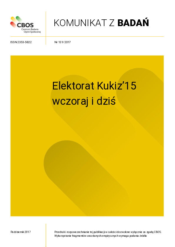 Okładka komunikatu Nr 131/2017