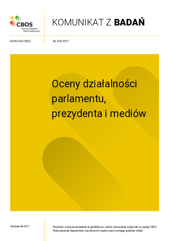 Okładka komunikatu Nr 136/2017