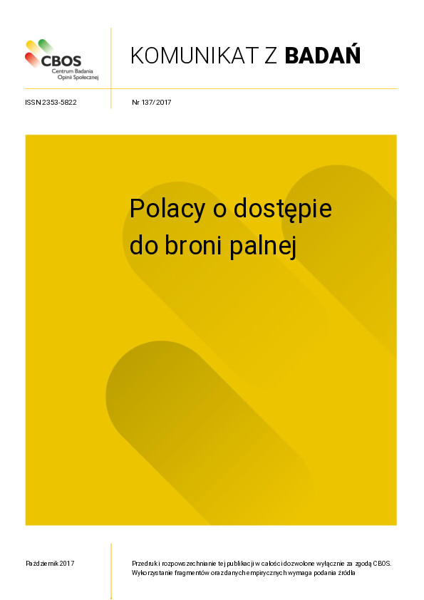 Okładka komunikatu Nr 137/2017