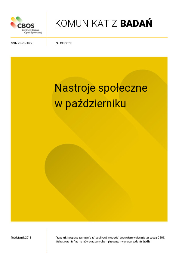 Okładka komunikatu Nr 138/2018