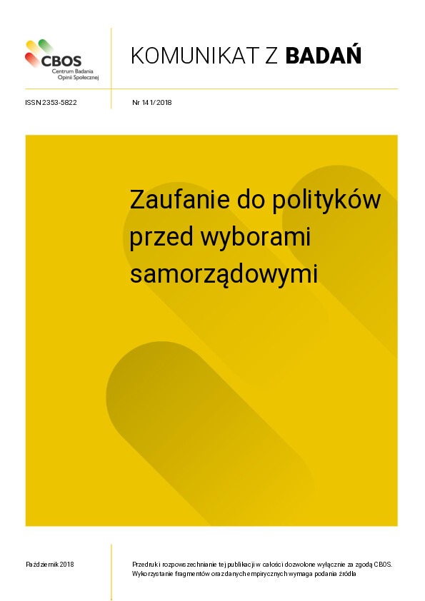 Okładka komunikatu Nr 141/2018