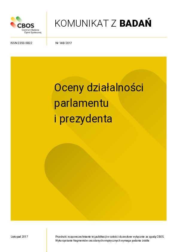 Okładka komunikatu Nr 148/2017