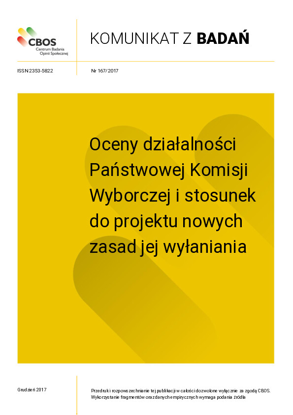 Okładka komunikatu Nr 167/2017