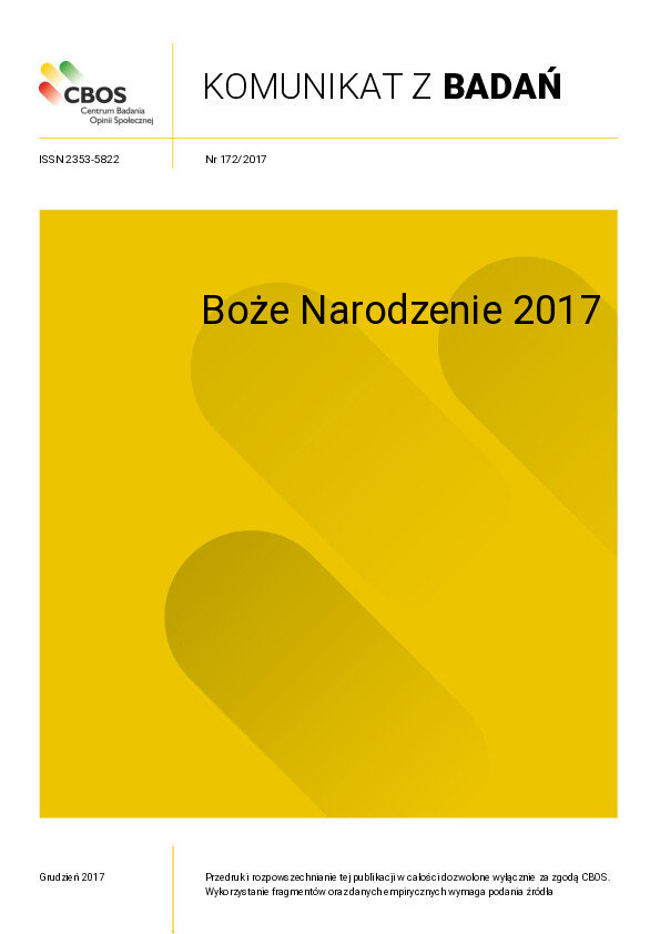 Okładka komunikatu Nr 172/2017