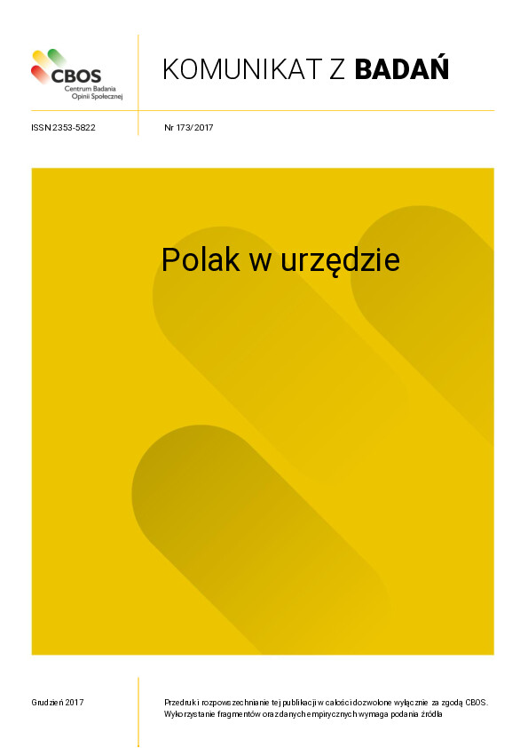 Okładka komunikatu Nr 173/2017