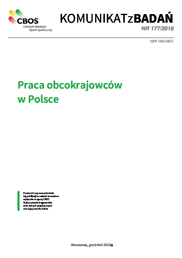 Okładka komunikatu Nr 177/2016
